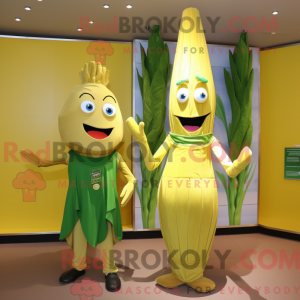 Gold Asparagus mascot...