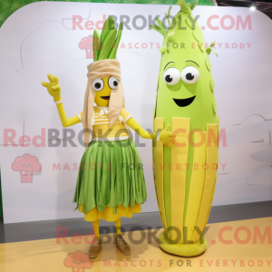 Gold Asparagus mascot...