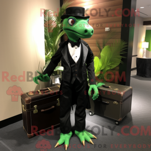 Green Deinonychus mascot...