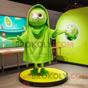 Limegrøn Miso Suppe maskot...
