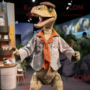 Velociraptor-Maskottchen-Ko...