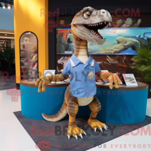 Velociraptor-maskotdraktfig...