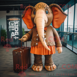 Rust Elephant mascot...