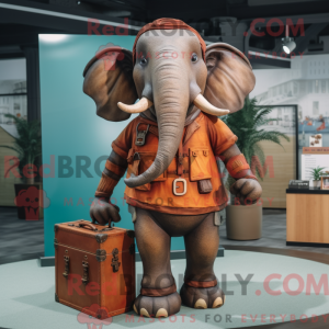 Rust Elephant mascot...