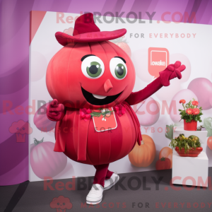 Magenta Tomato mascot...