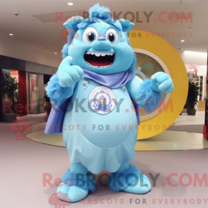 Sky Blue Ogre mascot...