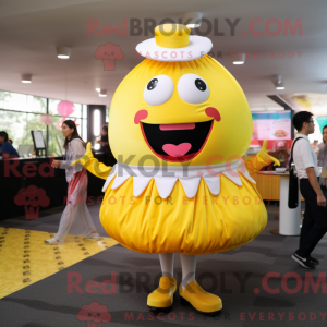 Yellow Burgers mascot...