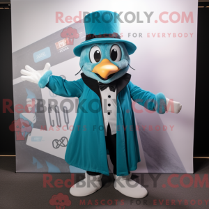 Teal Magician mascot...