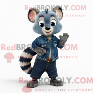 Navy Civet mascot costume...