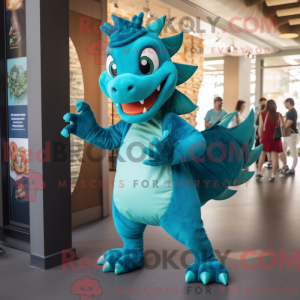 Teal Dragon máscara de...