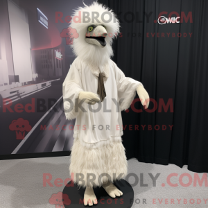 White Emu mascot costume...