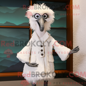 White Emu mascot costume...