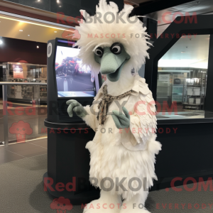 White Emu mascot costume...