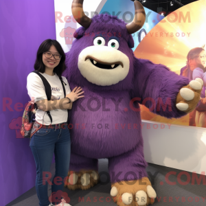 Disfraz de mascota Purple...