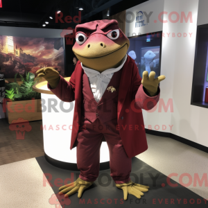 Máscara de sapo Maroon Frog...