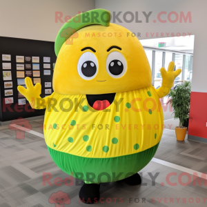 Gul vandmelon maskot...