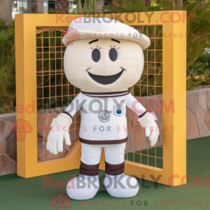 White Soccer Goal mascot...