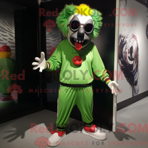 Olive Evil Clown maskot...