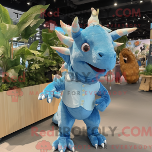 Himmelblå Triceratops...