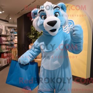 Postava maskota Sky Blue...