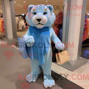 Postava maskota Sky Blue...