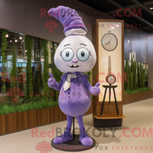 Lavendel timeglas maskot...