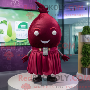Maroon Beet Maskottchen...