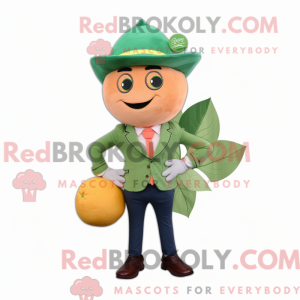 Skovgrøn grapefrugt maskot...