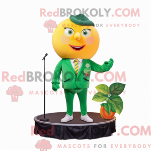 Skovgrøn grapefrugt maskot...