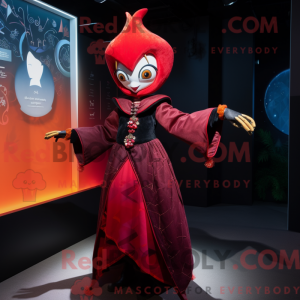 Red Queen maskot kostume...