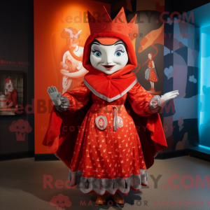 Red Queen mascottekostuum...