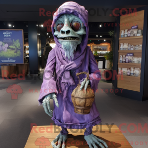 Lavender Zombie mascot...