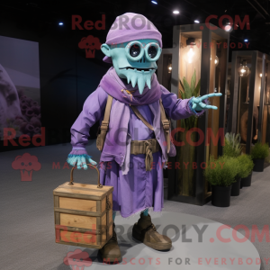 Lavendel Zombie maskot...