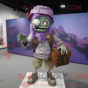 Figura de máscara de zumbi...