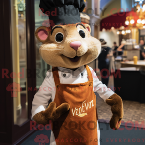 Gold Ratatouille mascot...