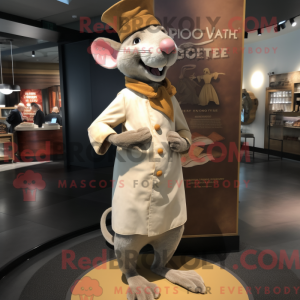 Gold Ratatouille mascot...