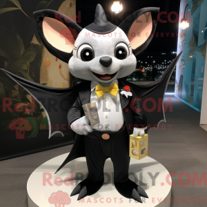 Cream Fruit Bat mascot...