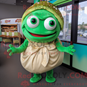 Postava maskota Green Crab...
