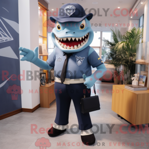Navy Megalodon maskot...