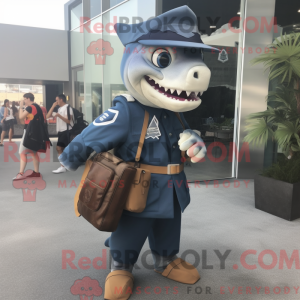 Navy Megalodon maskot...