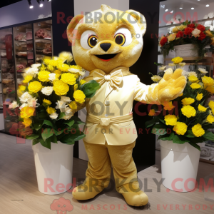 Maskottchenkostüm Goldener...