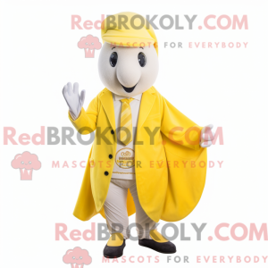 Lemon Yellow Ermine mascot...