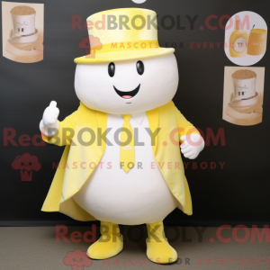 Lemon Yellow Ermine mascot...