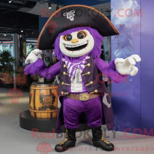 Lilla piratmaskotdraktfigur...