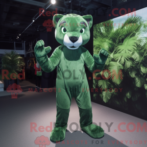 Forest Green Puma mascot...