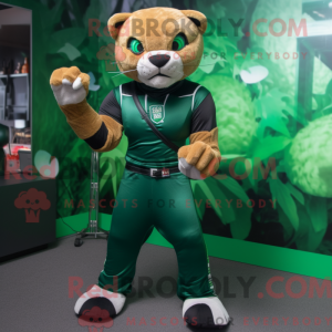 Costume mascotte Puma vert...