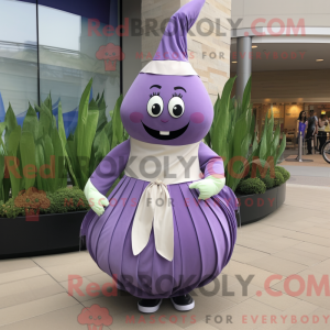 Lavender Onion mascot...