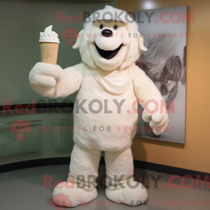 Cream Ice mascot costume...