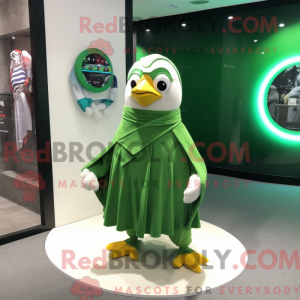Green Penguin mascot...