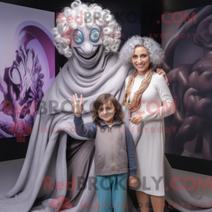 Silver Medusa mascot...